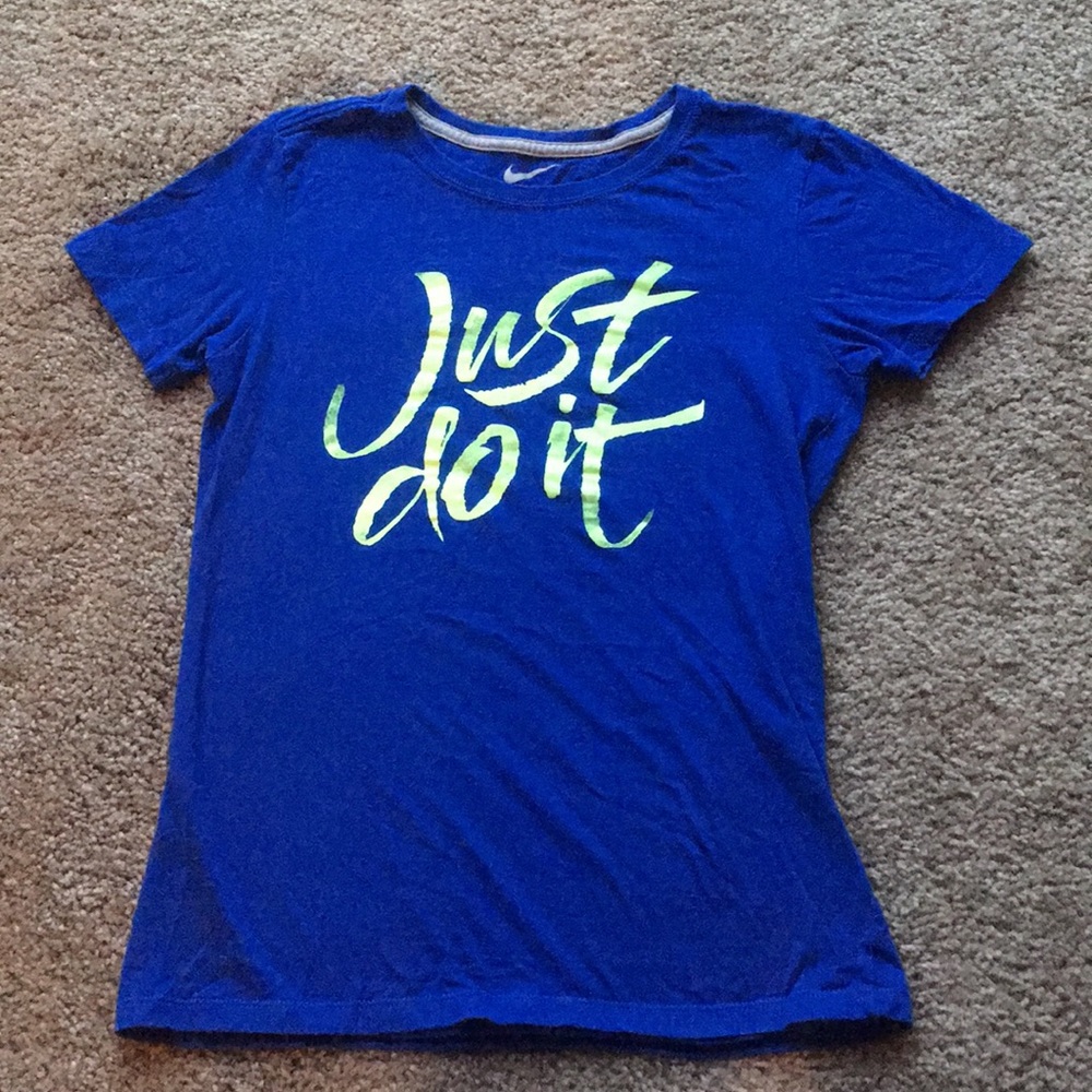 Blue Nike T-shirt, size small